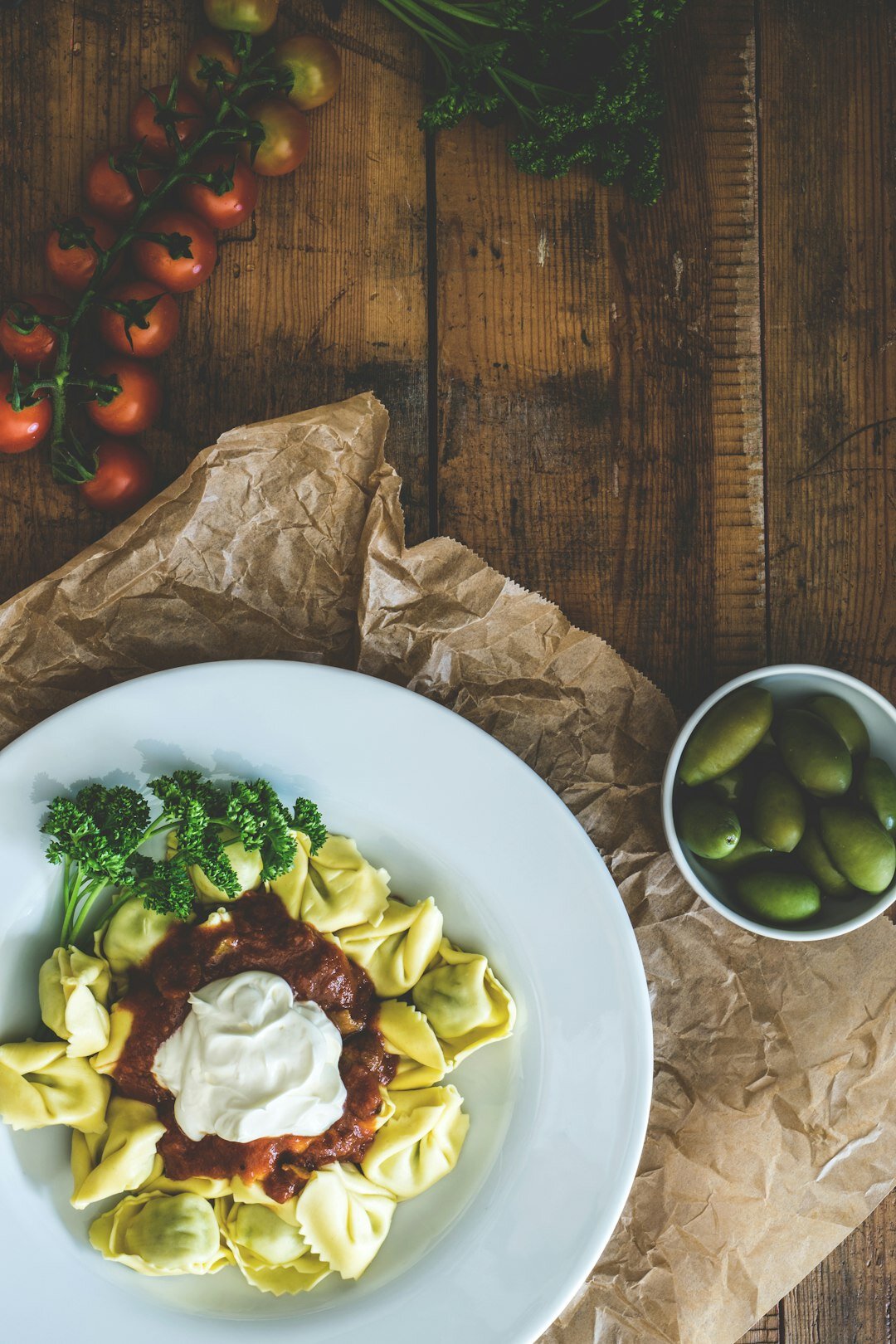 dumplings on plate