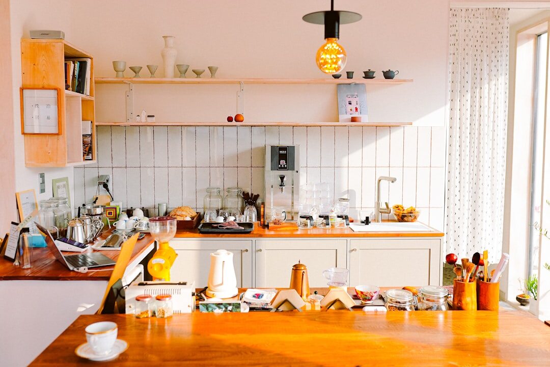 clean kitchen counter